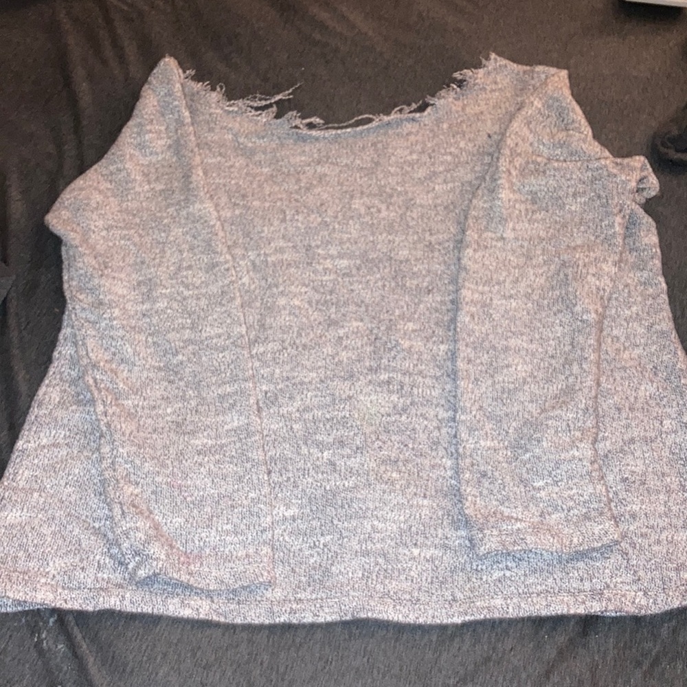 No Boundaries Slouchy Off the Shoulder Sweater